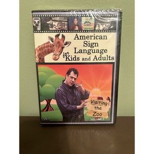HTF American Sign Language for Kids & Adults VOL 2 Visiting the Zoo NEW DVD